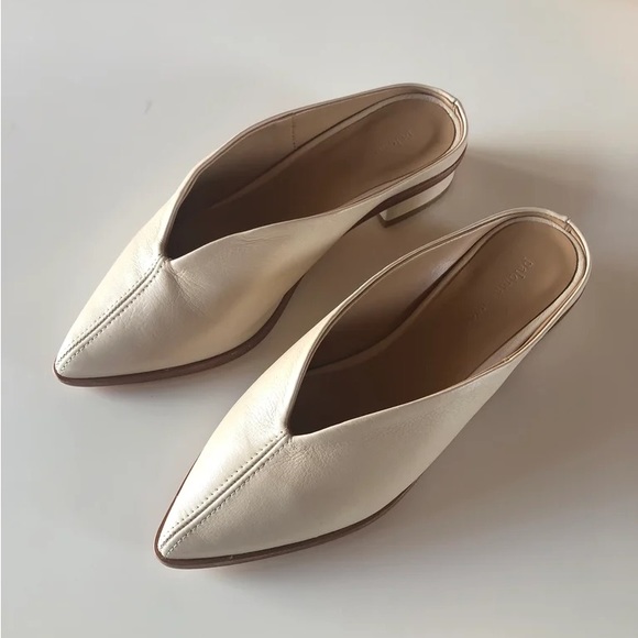 Paloma Wool Singapur Mules in Ecru Leather Size EU 40 - Picture 3 of 10